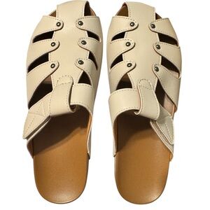 Elegant Cream Women's Sandals